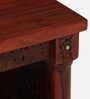 Durbar Sheesham Wood End Table in Honey Oak Finish