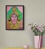 Durga Devi  Handmade Acrylic Paint On Canvas Unframed