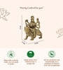 Golden Durga Maa Brass Idol