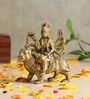 Golden Durga Maa Brass Idol