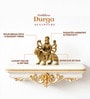 Golden Durga Maa Brass Idol