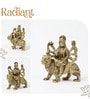Golden Durga Maa Brass Idol
