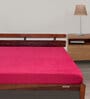 Duro Safe (78x36) Cotton  Single Size Mattress Protector in Red Colour