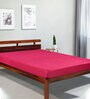 Duro Safe (78x36) Cotton  Single Size Mattress Protector in Red Colour