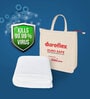 Duro Safe (78x48) Cotton  Queen Size Mattress Protector in White Colour