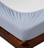 Duro Safe (78x48) Cotton  Queen Size Mattress Protector in White Colour