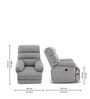 Avalon Posture Pro 1 Seater Rocking And Revoloving Motorized Recliner In Grey Colour