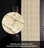 Dusk Beige Blackout Jacquard Polyester Curtains for Door Pack of 2