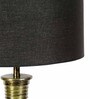 Dusk Black Cotton Cylindrical Lampshade