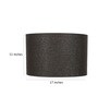 Dusk Black Cotton Cylindrical Lampshade