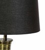 Dusk Black Cotton Drum Lampshade
