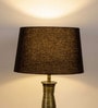 Dusk Black Cotton Drum Lampshade
