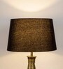 Dusk Black Cotton Drum Lampshade