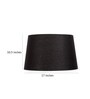 Dusk Black Cotton Drum Lampshade