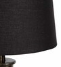 Dusk Black Cotton Drum Lampshade