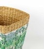 (1Pc) Multicolor Seagrass Handmade Eco-Friendly Dustbin