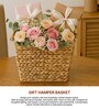 (1Pc) Beige Water Hyacinth Handmade Eco-Friendly Dustbin