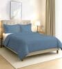 Dusty Blue Solid 400 TC Cotton Double Sized Duvet Cover