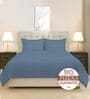 Dusty Blue Solid 400 TC Cotton Double Sized Duvet Cover