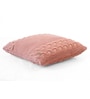 Dusty Coral 100% Cotton Archer16X16 Inches Knitted Cushion Cover