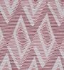 Dusty Rose Geometric Polyester 5 ft x 7 ft Machine Made Carpet
