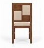 Dvira 6 Seater Dining Set In Provincial Teak Finish With Beige Colour Chair Dvira 6 Seater Dining Set In Provincial Teak Finish With Beige Colour Chair