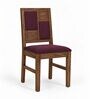 Dvira 6 Seater Dining Set In Provincial Teak Finish With Plum Colour Chair Dvira 6 Seater Dining Set In Provincial Teak Finish With Plum Colour Chair
