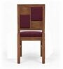 Dvira 6 Seater Dining Set In Provincial Teak Finish With Plum Colour Chair Dvira 6 Seater Dining Set In Provincial Teak Finish With Plum Colour Chair