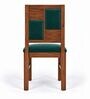 Dvira 6 Seater Dining Set In Provincial Teak Finish With Teal Green Colour Chair Dvira 6 Seater Dining Set In Provincial Teak Finish With Teal Green Colour Chair