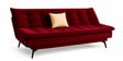Dwayne 3 Seater Sofa Cum Bed Maroon Color