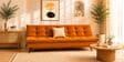 Dwayne 3 Seater Sofa Cum Bed Mustard Color