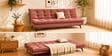 Dwayne 3 Seater Sofa Cum Bed Rose Color