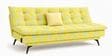 Dwayne Printed 3 Seater Sofa Cum Bed Yellow Printed Color