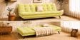 Dwayne Printed 3 Seater Sofa Cum Bed Yellow Printed Color