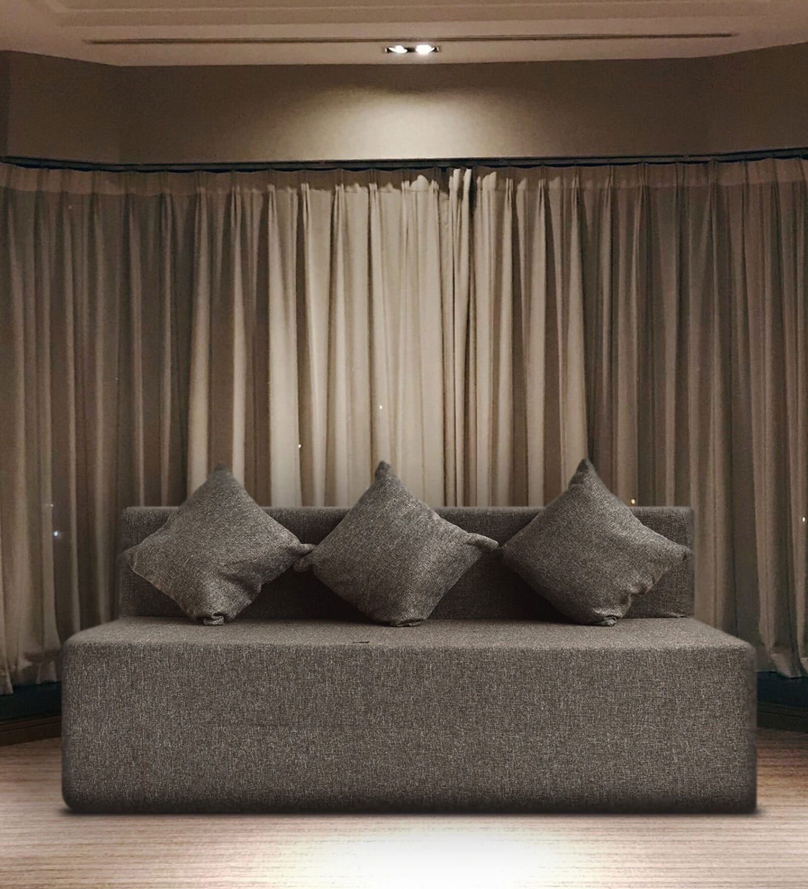 Dwell (72x60) 3 Seater Queen Size 7 inches Sofa Cum Foldable Mattress