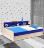Dwan Kids Bed in Blue Colour with Hydraulic Storage