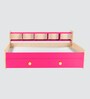Dwan Kids Bed in Pink Finish with Drawer Storage