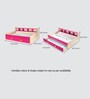 Dwan Kids Bed in Pink Finish with Drawer Storage