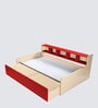 Dwan Kids Bed in Red Colour with Box Storage