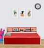 Dwan Kids Bed in Red Colour with Box Storage