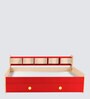Dwan Kids Bed in Red Colour with Drawer Storage