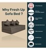 Dwell (72x60) 3 Seater Queen Size 7 inches Sofa Cum Foldable Mattress