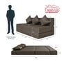 Dwell (72x60) 3 Seater Queen Size 7 inches Sofa Cum Foldable Mattress
