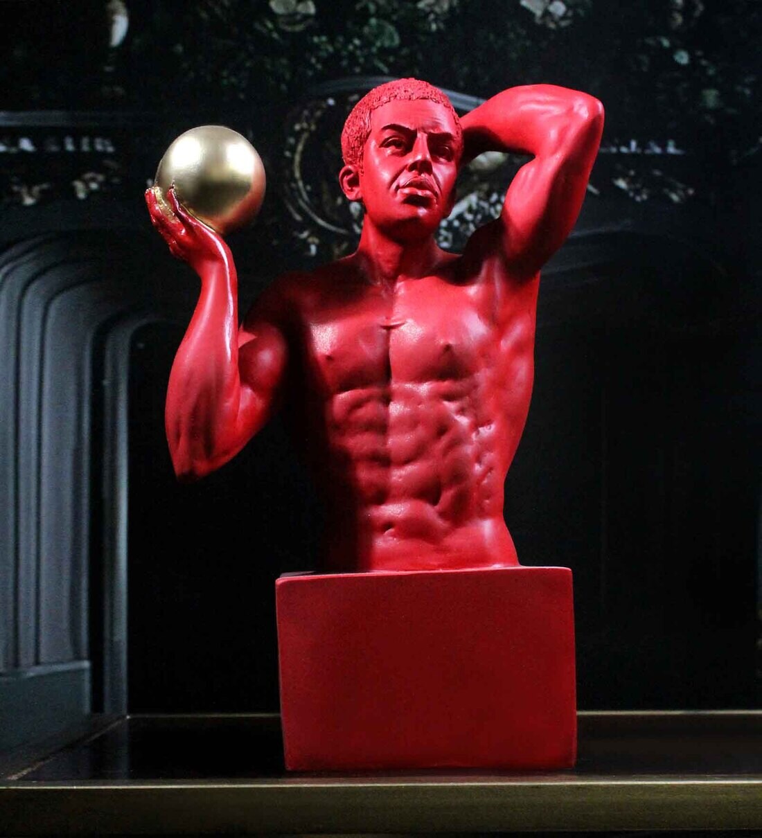 Buy Dynamic Athlete Pursuit Red Polyresin Figurine at 35 OFF by The
