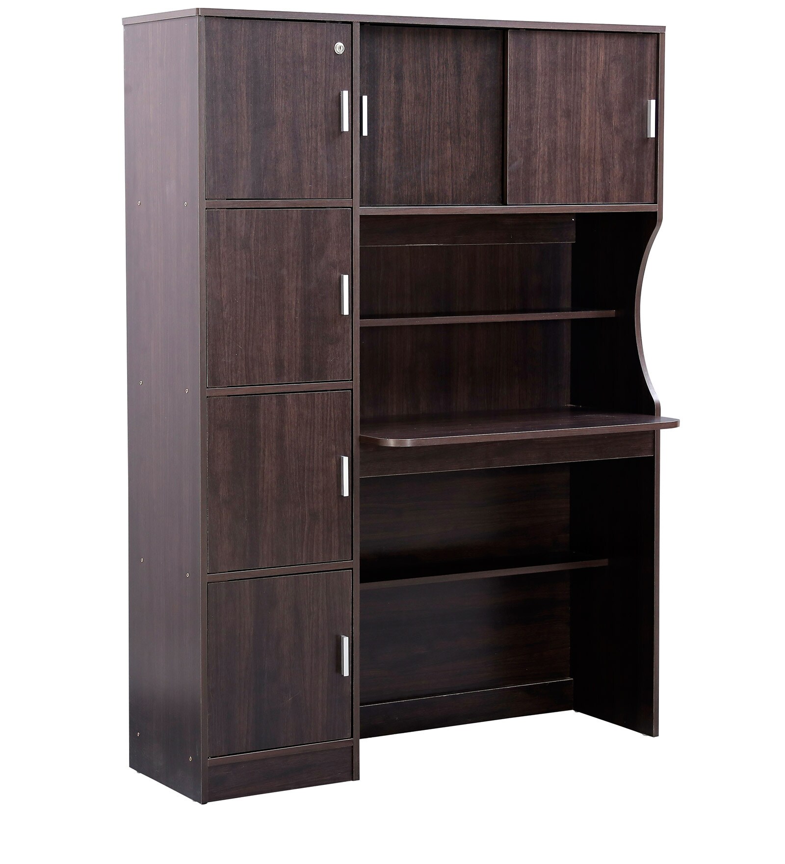 Buy Dylan Study Table in Wenge Colour by HomeTown Online Modern