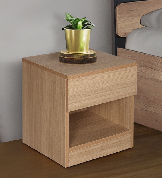 Buy Dynamic Side Table In Urban Teak Colour By Pine Crest Online Modern Night Stands Tables Furniture Pepperfry Product