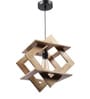 Dylan Beige Wood Single Hanging Lights -