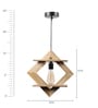 Dylan Beige Wood Single Hanging Lights -