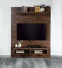 Dylan Wall Mounted TV Unit in Matte Brown Finish
