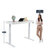 Dyna Flexi Height Adjustable Work station in White Colour